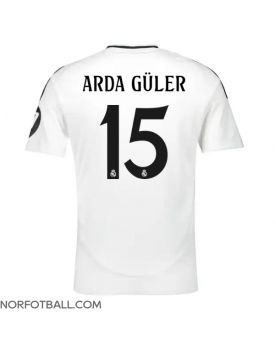 Billige Fotballdrakt Real Madrid Arda Guler #15 Replika Hjemmedrakt 2024-25 Kortermet
